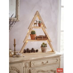 Árbol de Navidad de Madera Tipo Estantería | MiSi