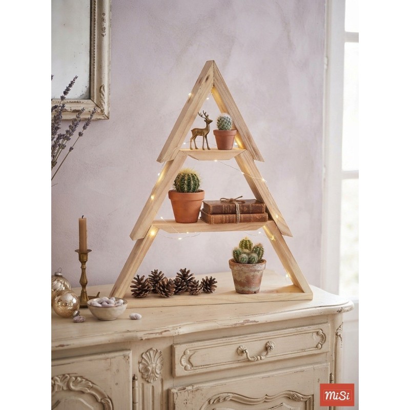Árbol de Navidad de Madera Tipo Estantería | MiSi