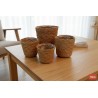 Set de 4 Macetas Artesanales con PVC Interior | MiSi