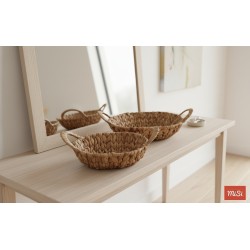 Set de Cestas y Centros Ovalados de Jacinto de Mar | MiSi