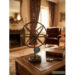 Esfera Armilar Decorativa de Hierro Forjado 55 cm | Alvor Classic | Gepertolandia