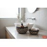 Set de 2 Cestas Artesanales de Palma - Multiusos y Decorativas | MiSi