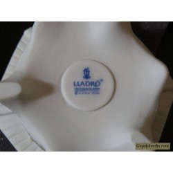 Portavelas de Porcelana Lladró con Detalles Dorados y Velas Originales | Edición Limitada con Caja Original | Gepertolandia