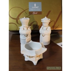 Saleros y Portavelas de Porcelana Lladró | Edición Limitada con Caja Original | Gepertolandia