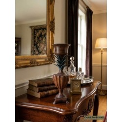 Candelabro Clásico de Bronce y Hierro Forjado | Estilo Imperial | Gepertolandia