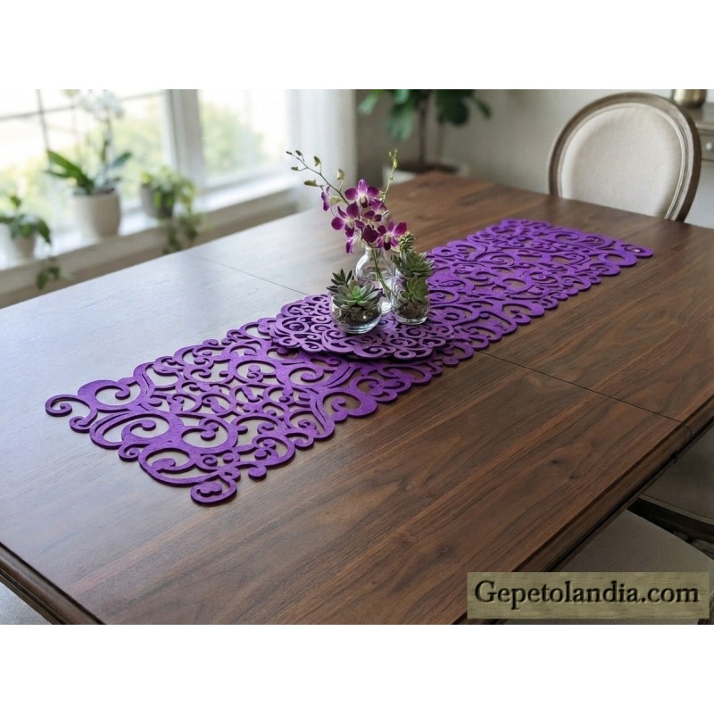 Camino de Mesa de Fieltro Decorativo y Protector | MiSi